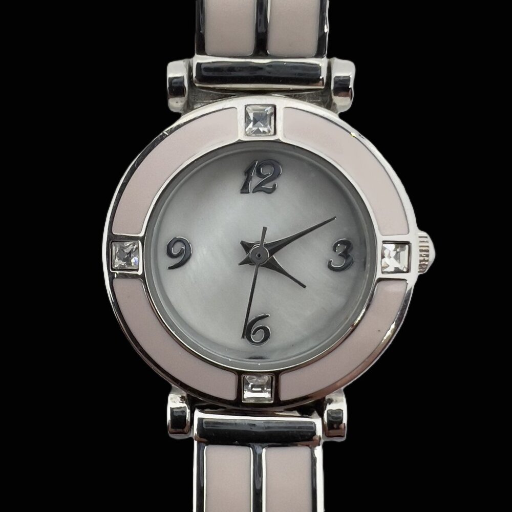 Pretty Ladies Pink and Silver Colored Quartz Watch - Picture 2 of 6